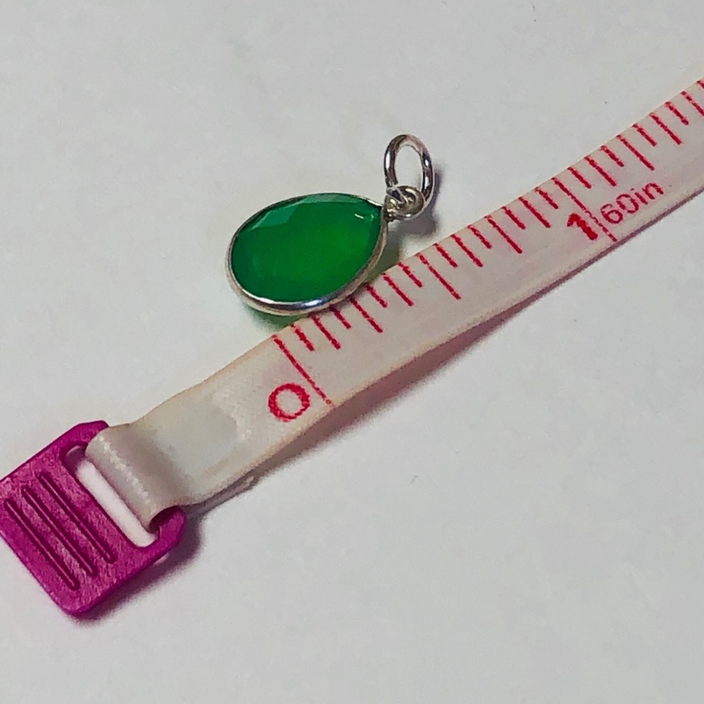 925 Silver & Jade Necklace - Picture 2 of 2
